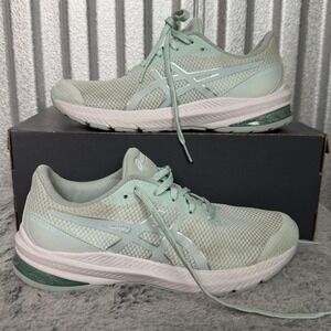 Asics GT-1000 Running Shoes Mens Size 6.5 Green Mesh Athletic Sneakers 1014A334